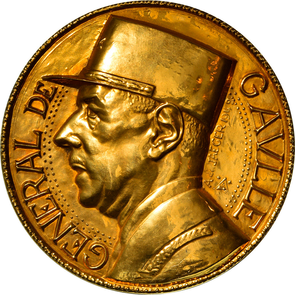 France, Medal, Mémorial du Général de Gaulle, History, De Jaeger, MS(63)