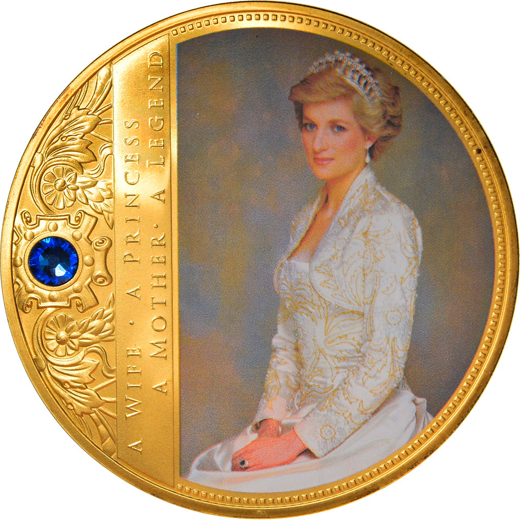 Verenigd Koninkrijk, Medaille, Portrait of a Princess, Diana, Society, FDC