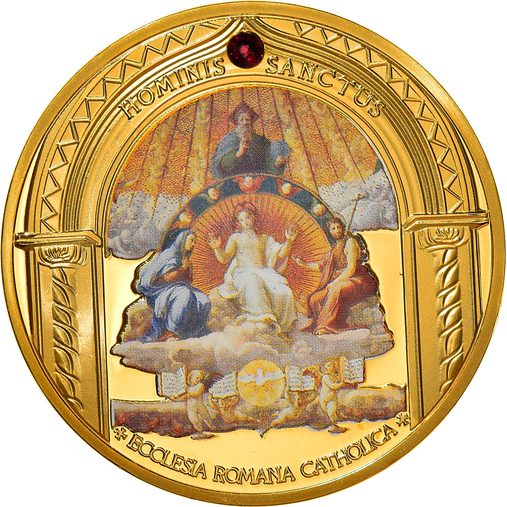 France, Médaille, Sancta Teresa de Calcutta, Religions & beliefs, FDC, Copper