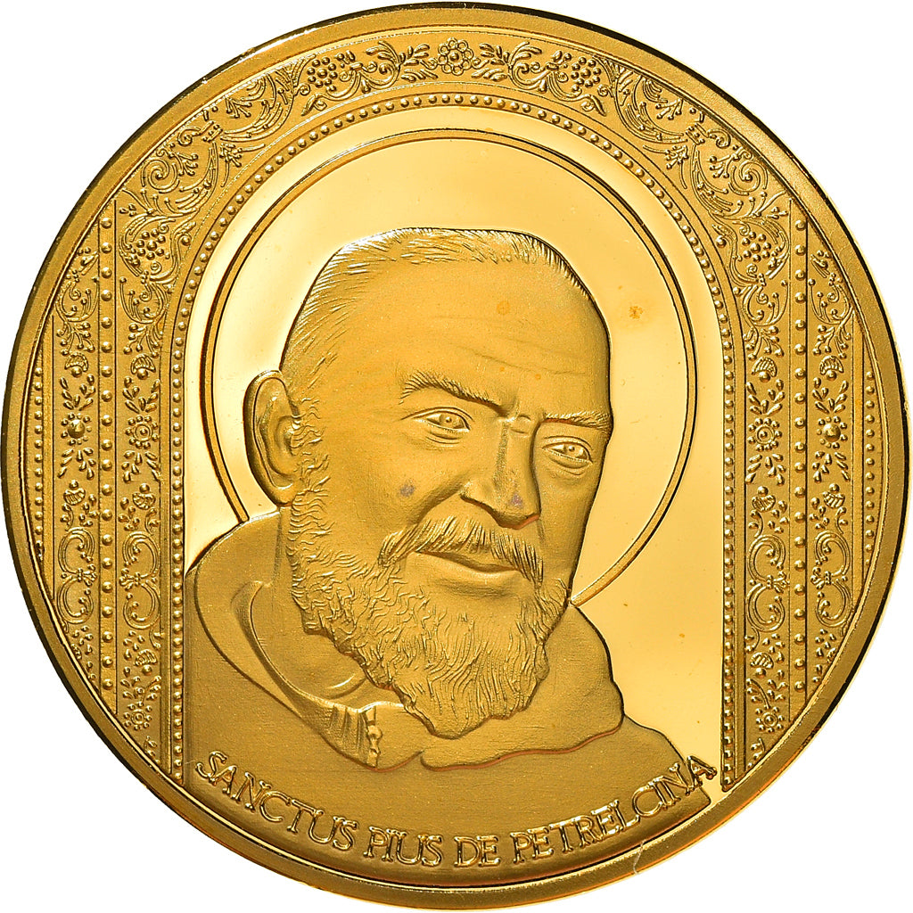 France, Medal, Sanctus Hus de Petrelcina, Religions & beliefs, MS(65-70), Copper