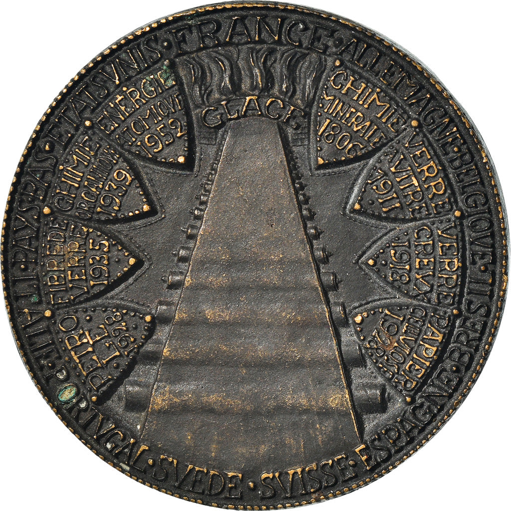Francja, Medal, Saint Gobain, Troisième centenaire de la manufacture des