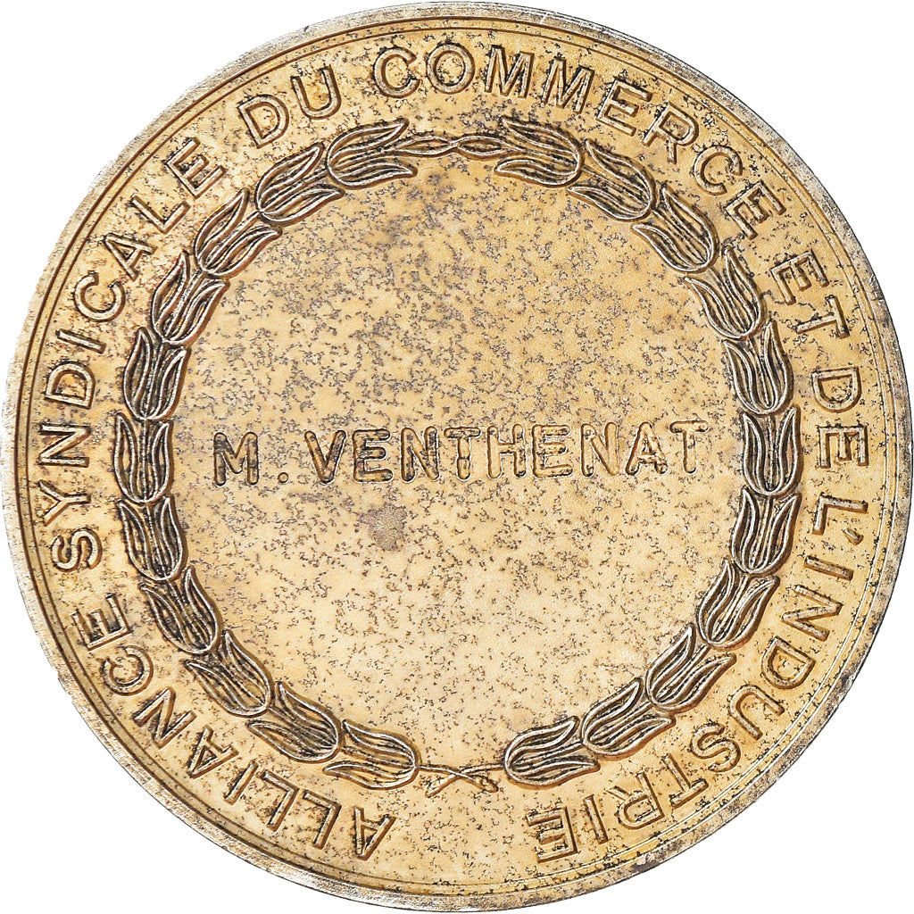 France, Medal, Alliance Syndicale du Commerce et de l'Industrie, Business &