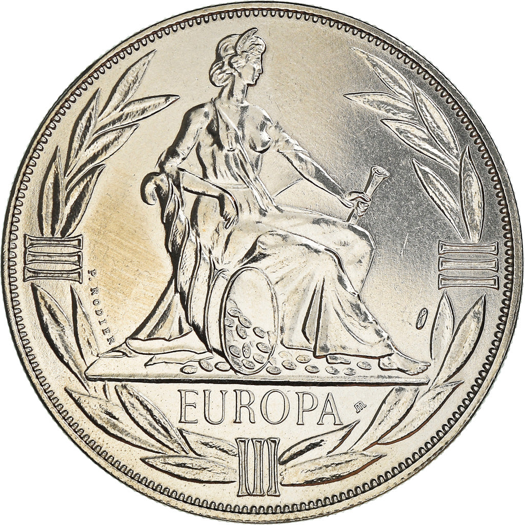 France, Médaille, Ecu Europa, Europe Assise, Politics, 1980, Rodier, FDC