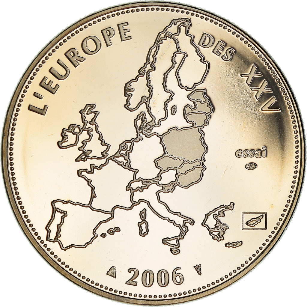 Francia, medaglia, L'Europe des XXV, Dernière Année des 12 Pays de l'Euro