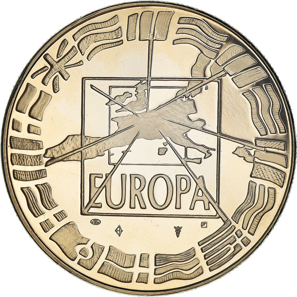 França, Medal, 1er Janvier 1999, Euro Parité, EUROPA, Politics, 1999