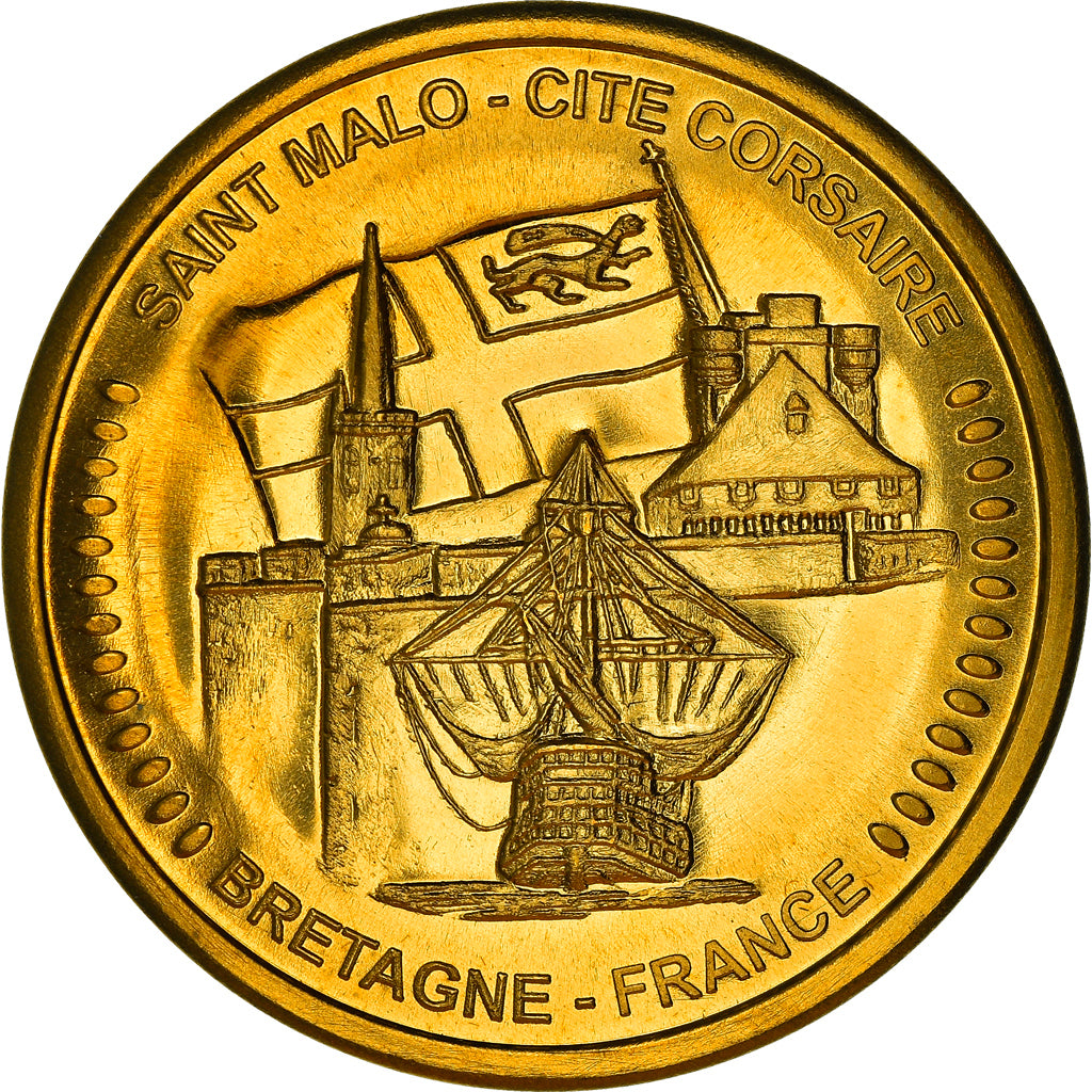 France, Jeton, Jeton Touristique, Saint Malo - Cité Corsaire, FDC