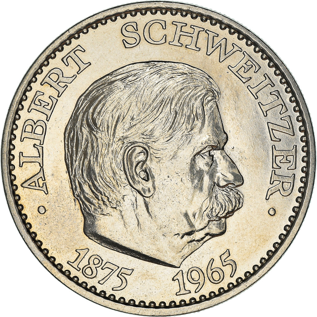Francja, Medal, Les grands destins du XXeme siècle, Albert Schweitzer, MS(63)
