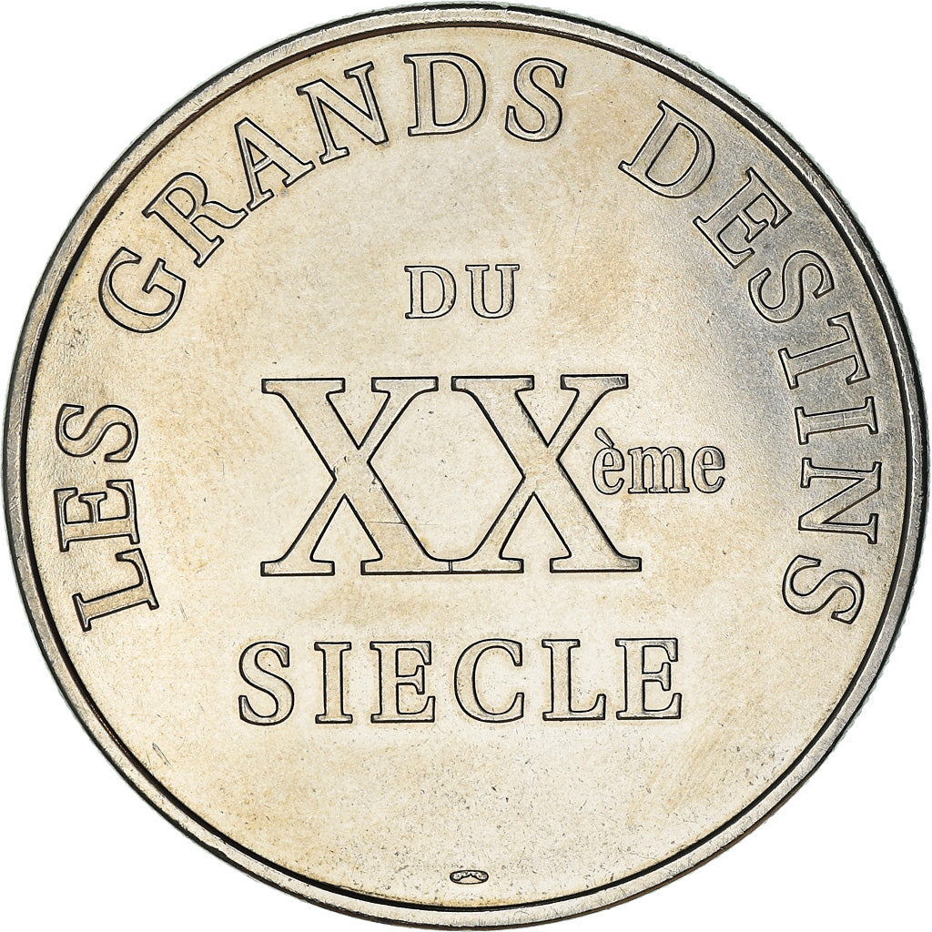 Francja, Medal, Les grands destins du XXeme siècle, Albert Schweitzer, MS(63)