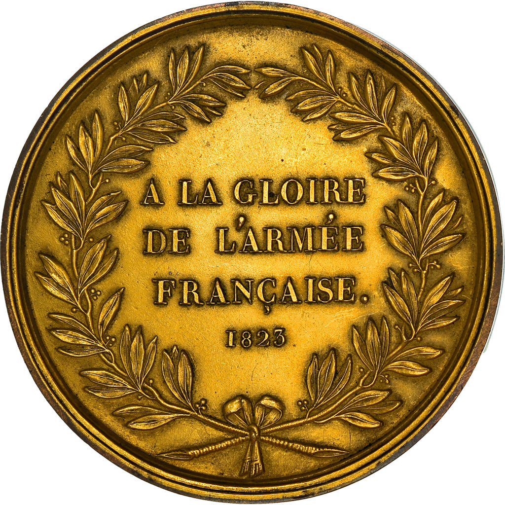 France, Médaille, Médaille-Boite, Duc d'Angoulême, Gloire de la Guerre