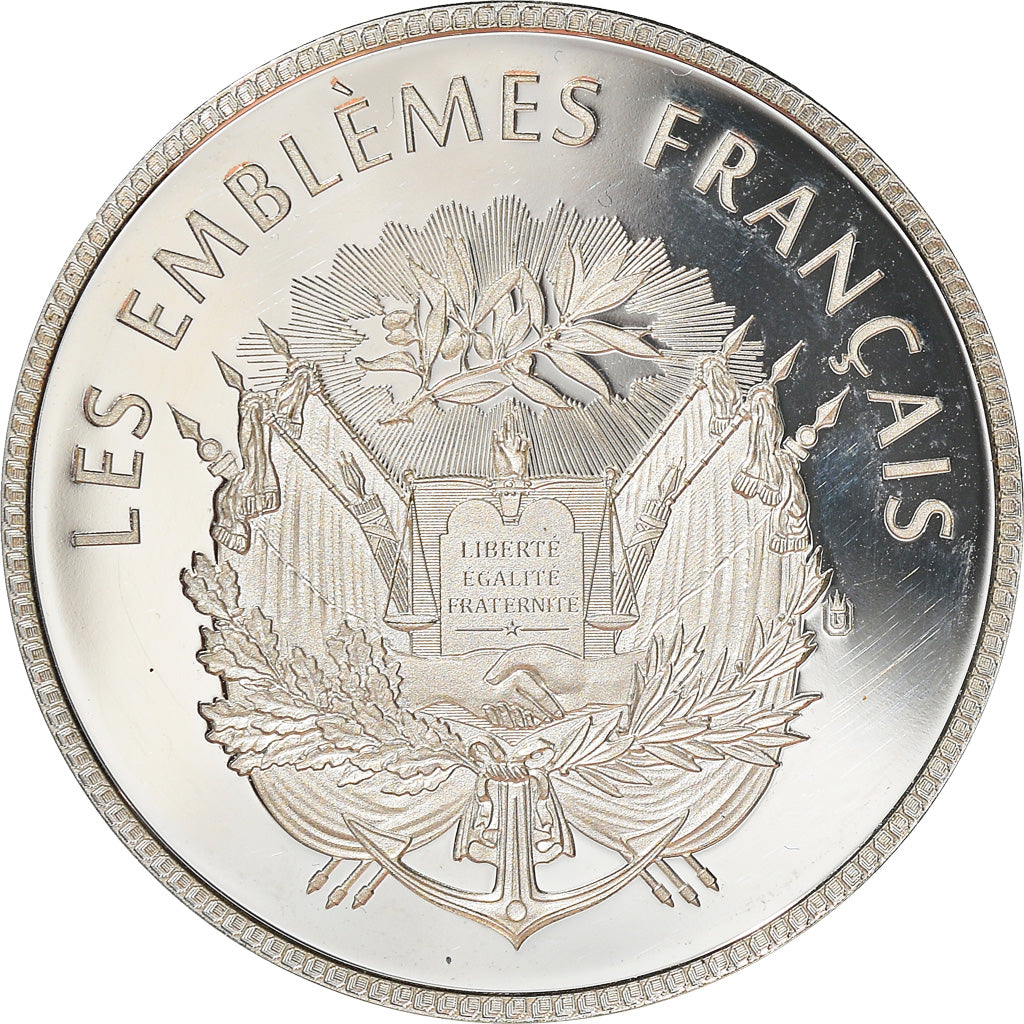 Francja, Medal, Les Emblèmes Français, 1ère Guerre Mondiale, WAR, MS(63)