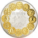 Francia, medaglia, L'Europe, 2002, FDC, Copper Plated Silver