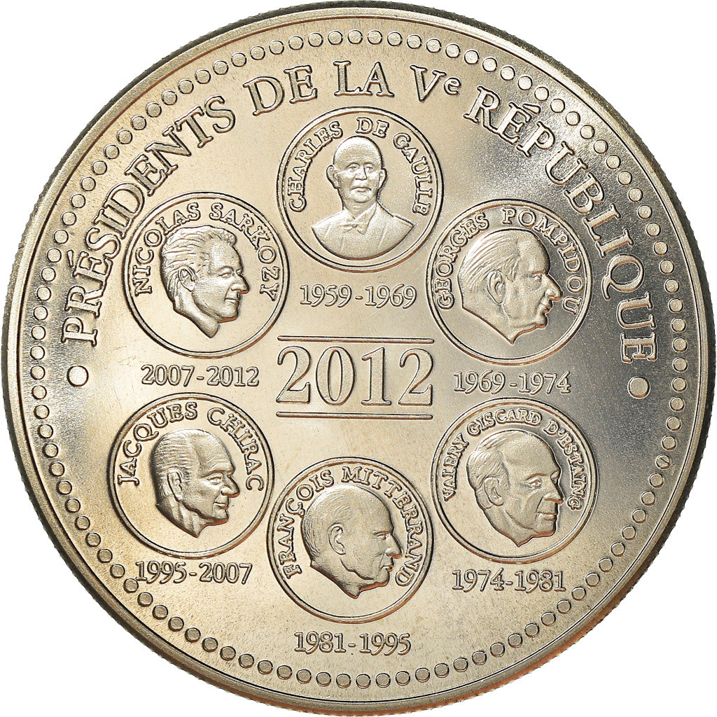 France, Medal, Présidents de la Vème République, Elysée, Politics, 2012