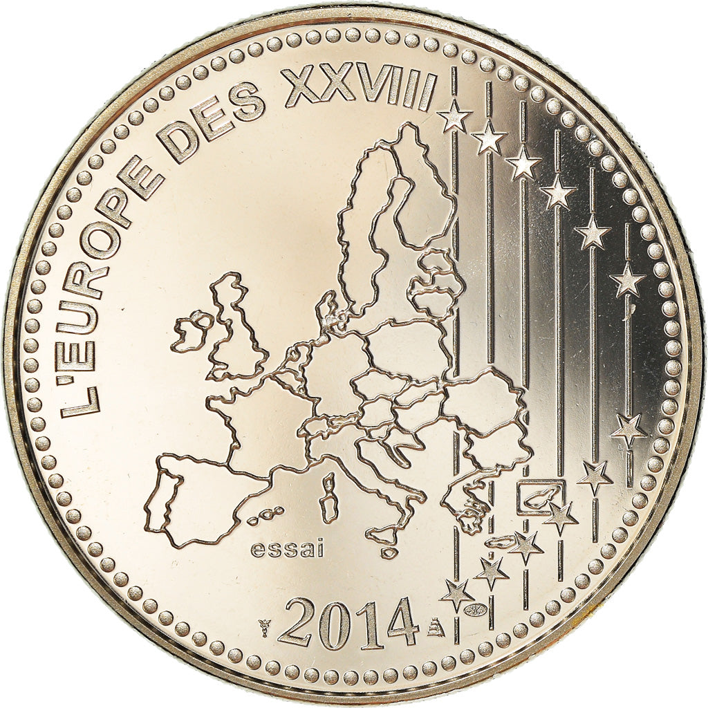Frankreich, Medaille, L'Europe des XXVIII, Centenaire de la Grande Guerre