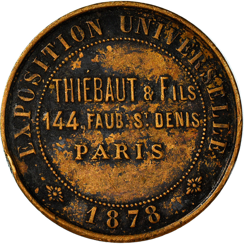 France, Token, Exposition Universelle de Paris, Thiébaut et Fils, Arts &
