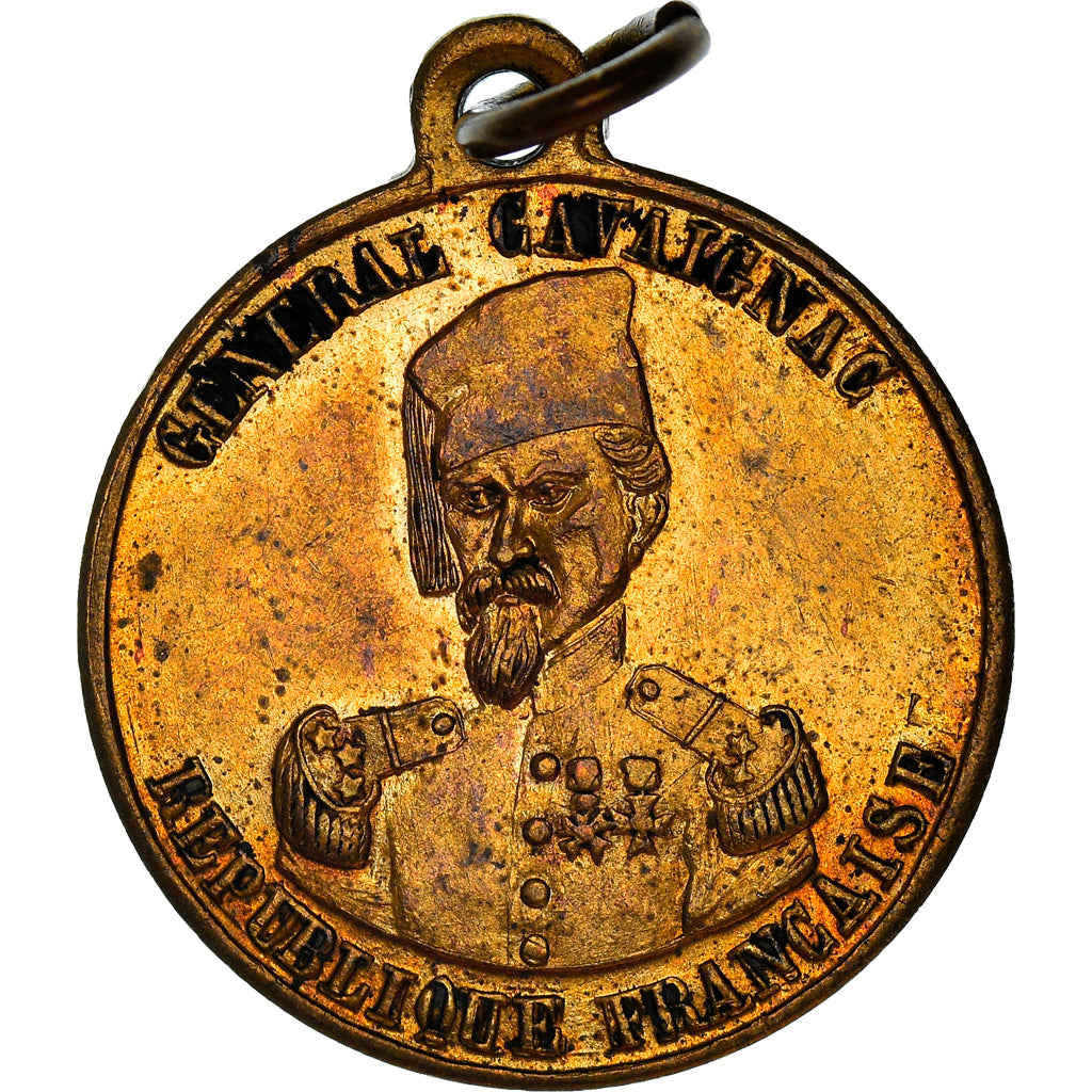 France, Medal, Seconde République, Général Cavaignac, History, 1848
