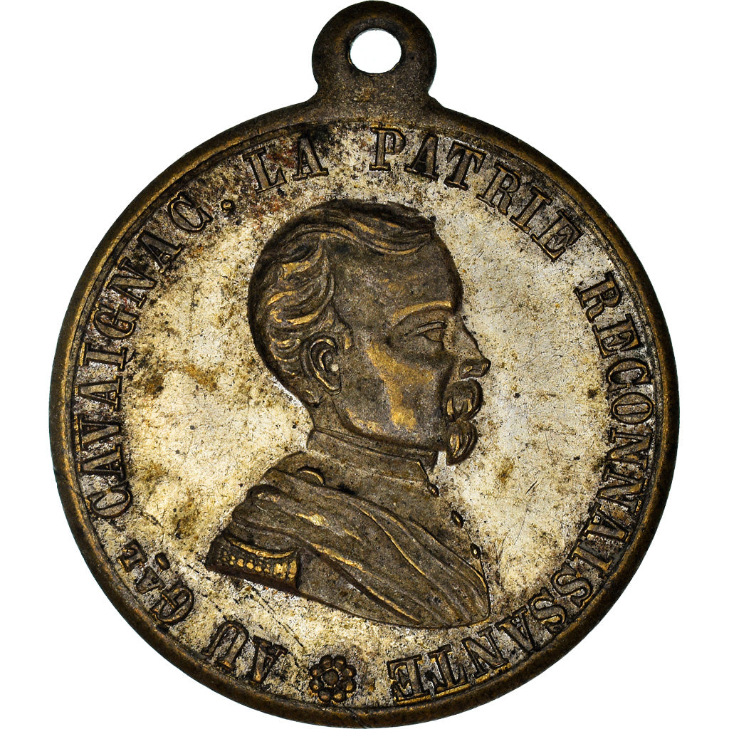 France, Medal, Général Louis Eugène CAVAIGNAC, Chef du Pouvoir Exécutif -