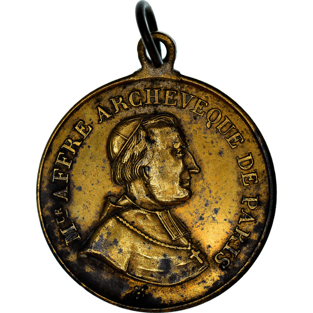 France, Médaille, IIe République, Mort de Denis Affre, Archevêque de Paris
