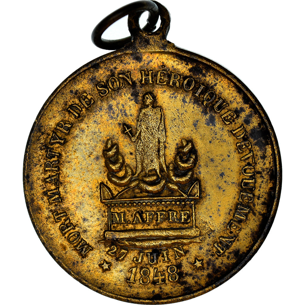 France, Médaille, IIe République, Mort de Denis Affre, Archevêque de Paris