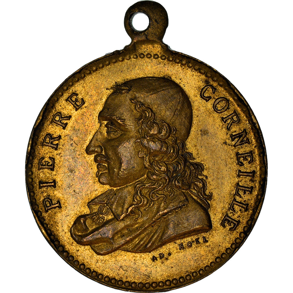 France, Médaille, Bi-Centenaire de la Mort de Corneille, Arts & Culture, 1884