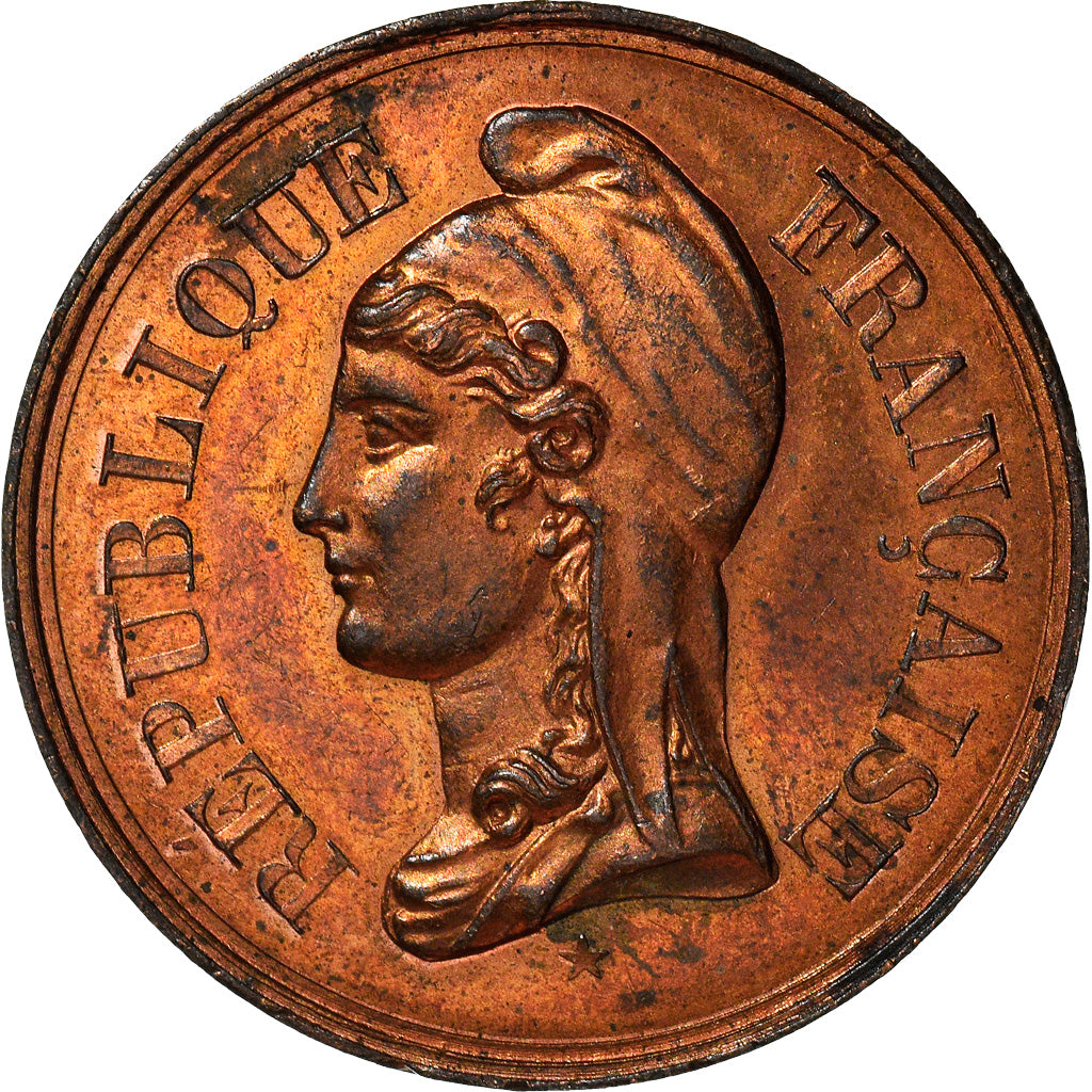 Francia, medalla, French Second Republic, Émeute des Arts et Métiers, History