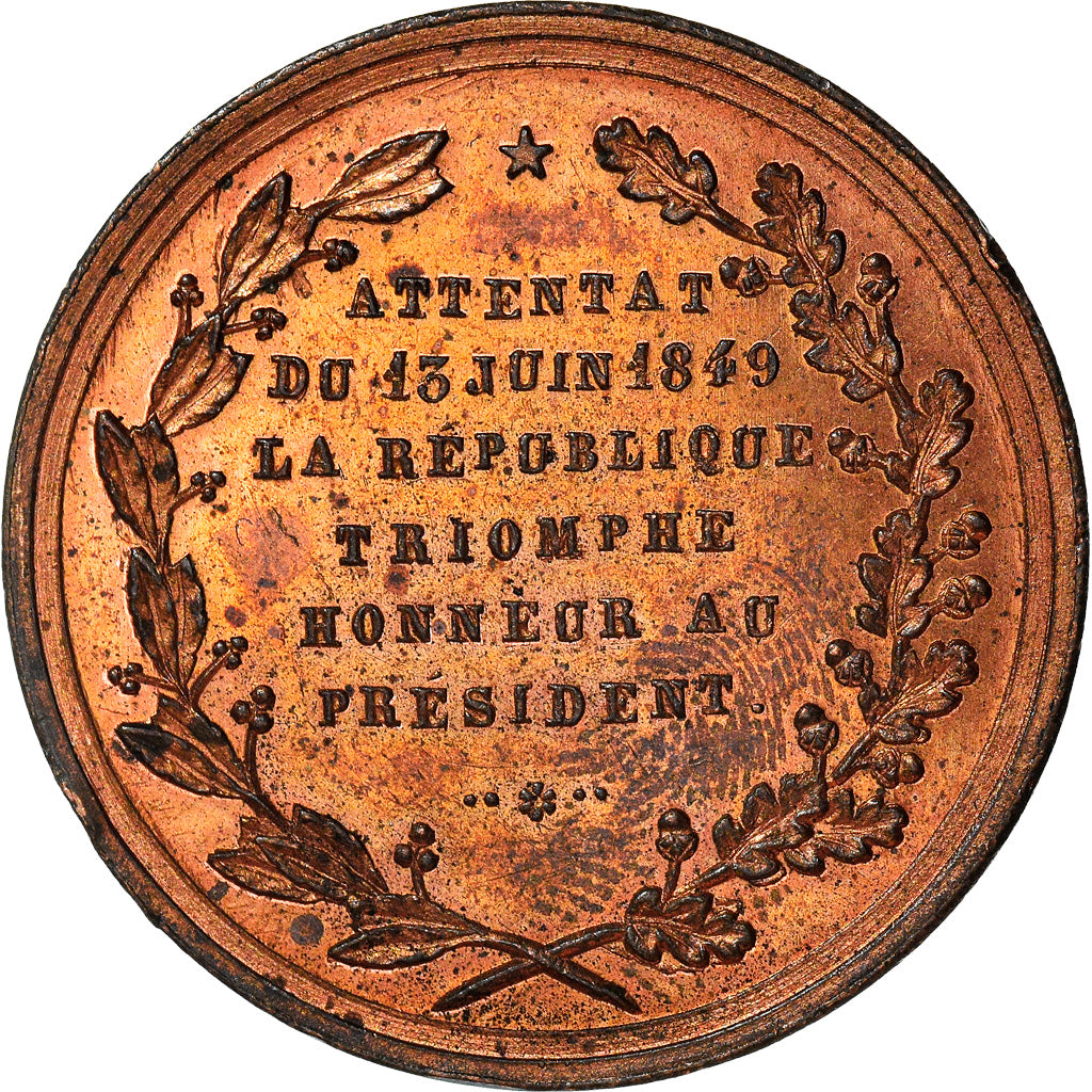 Francia, medalla, French Second Republic, Émeute des Arts et Métiers, History