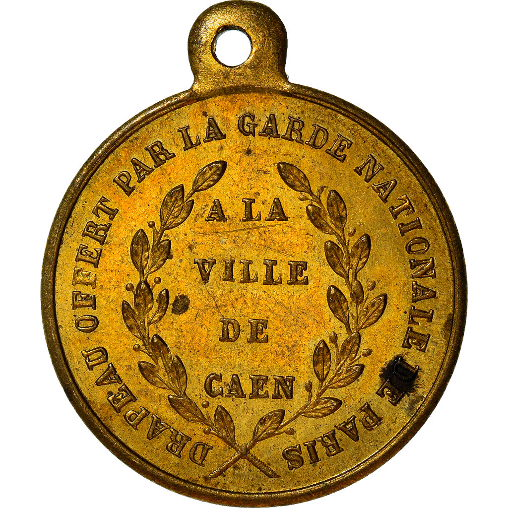 França, Medal, Segunda República Francesa, Banquet Fraternel, Ville de Caen