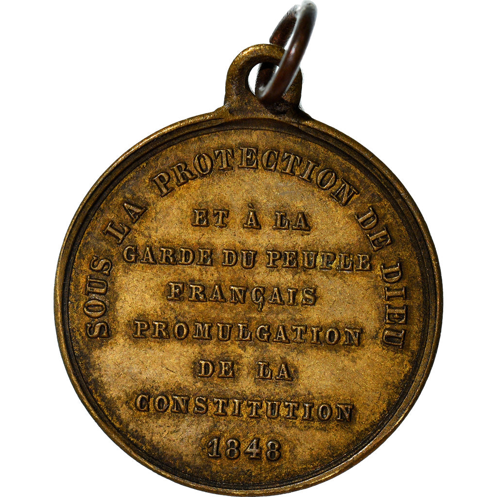 Frankreich, Medaille, French Second Republic, Fête de la Constitution, Place de