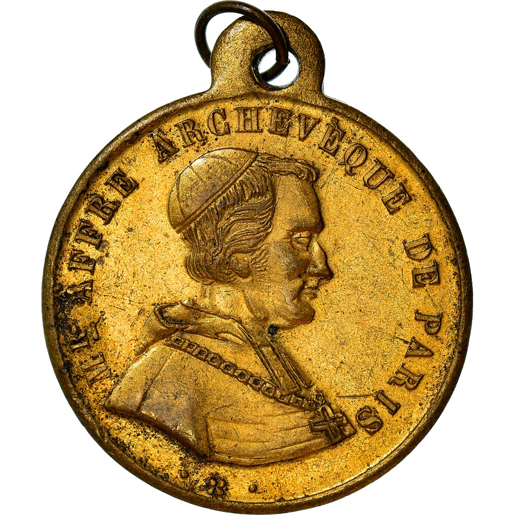 France, Médaille, Mort de Monseigneur Affre, Archevêque de Paris, History