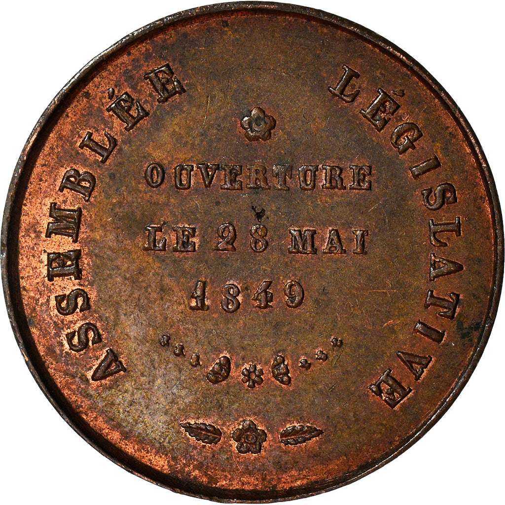 France, Medal, French Second Republic, Ouverture de l'Assemblée Législative