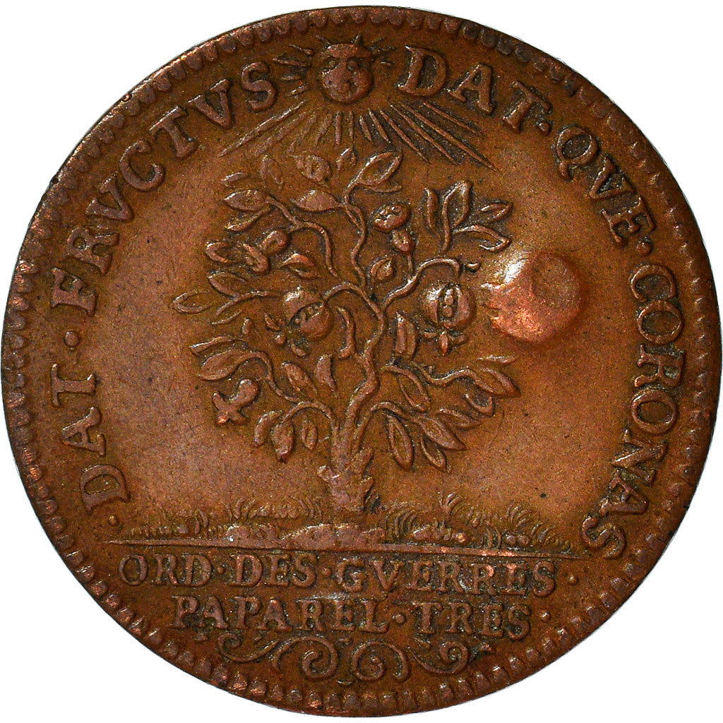 France, Token, Royal, Louis XIV, Ordinaire des Guerres, History, AU(50-53)