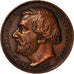Francia, medaglia, Louis-Philippe, Eugène Sue, History, 1850, Rogat, SPL-, Rame