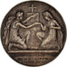 France, Medal, Noces, Mariage, Religion, Petit, AU(50-53), Silver