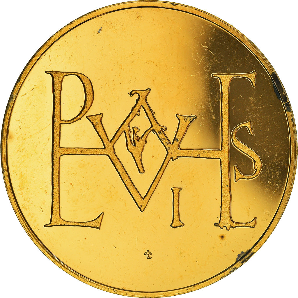 France, Medal, Les Rois de France, Louis V, History, AU(55-58), Vermeil