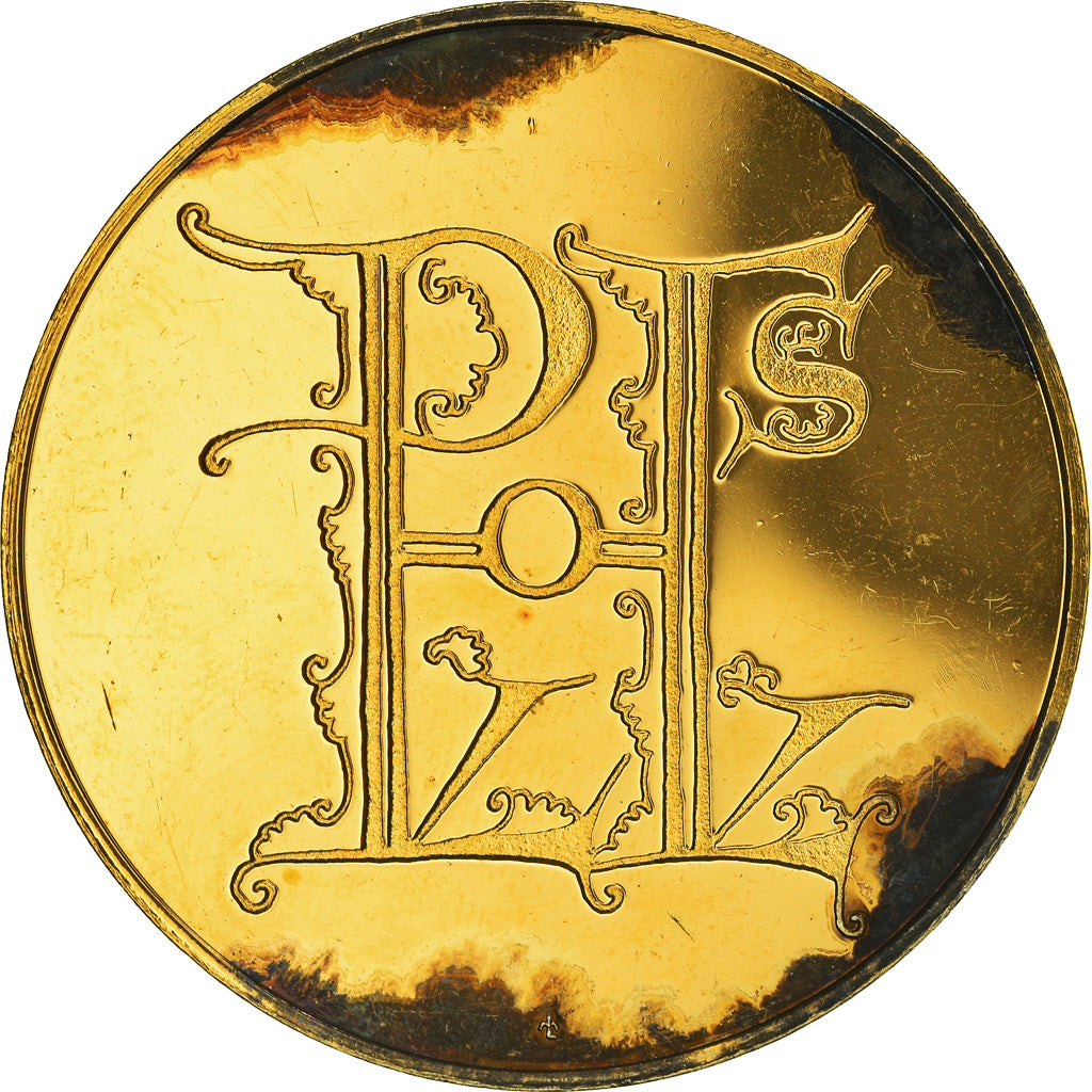 France, Medal, Les Rois de France, Louis VII, History, AU(55-58), Vermeil