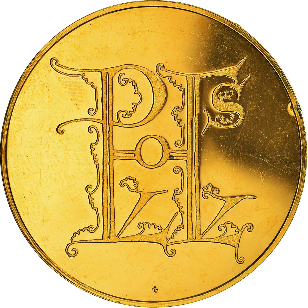 France, Medal, Les Rois de France, Louis VII, History, AU(55-58), Vermeil