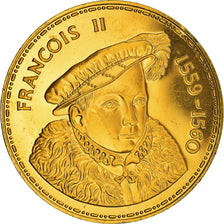 France, Medal, Les Rois de France, François II, History, AU(55-58), Vermeil