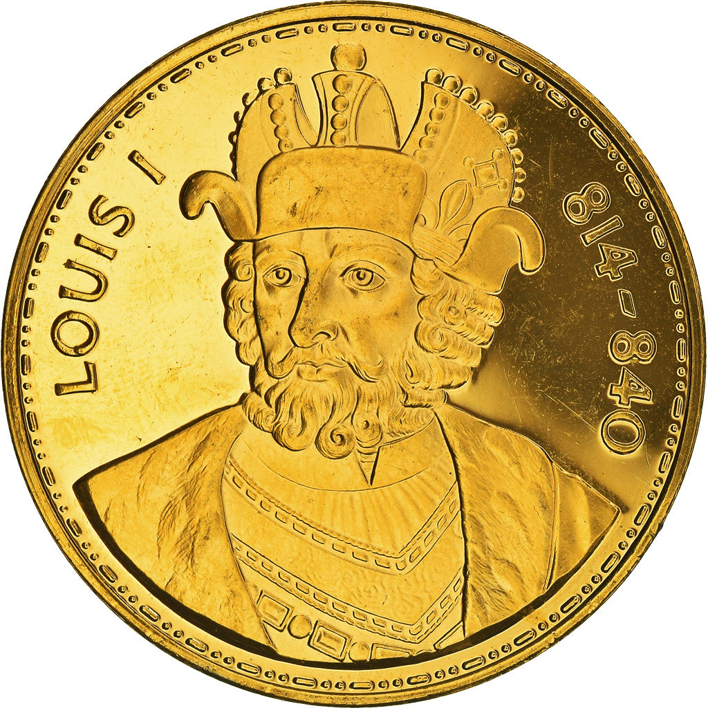 France, Médaille, Les Rois de France, Louis I, History, SUP, Vermeil