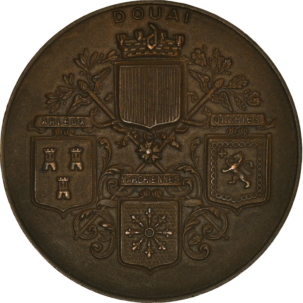 Francja, Token, Chambre de commerce de Douai, MS(60-62), Brązowy