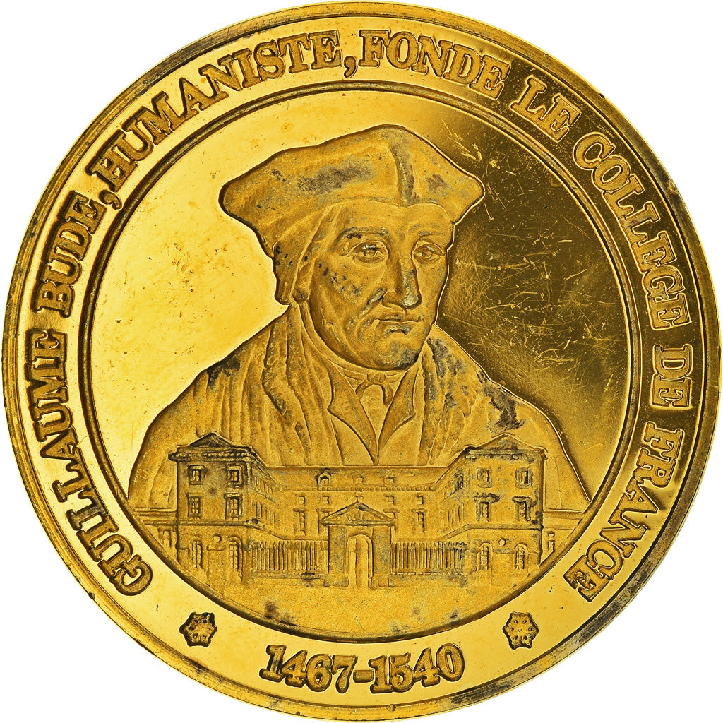 France, Medal, L'Histoire de France, Guillaume Bude, History, AU(50-53), Vermeil