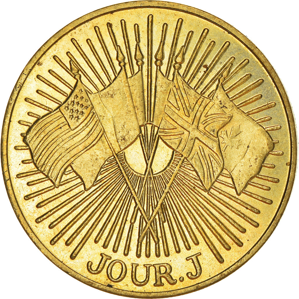 France, Token, 50ème Anniversaire du Débarquement, Jour J, WAR, 1994