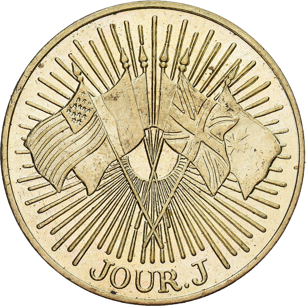 France, Token, 50ème Anniversaire du Débarquement, Jour J, WAR, 1994