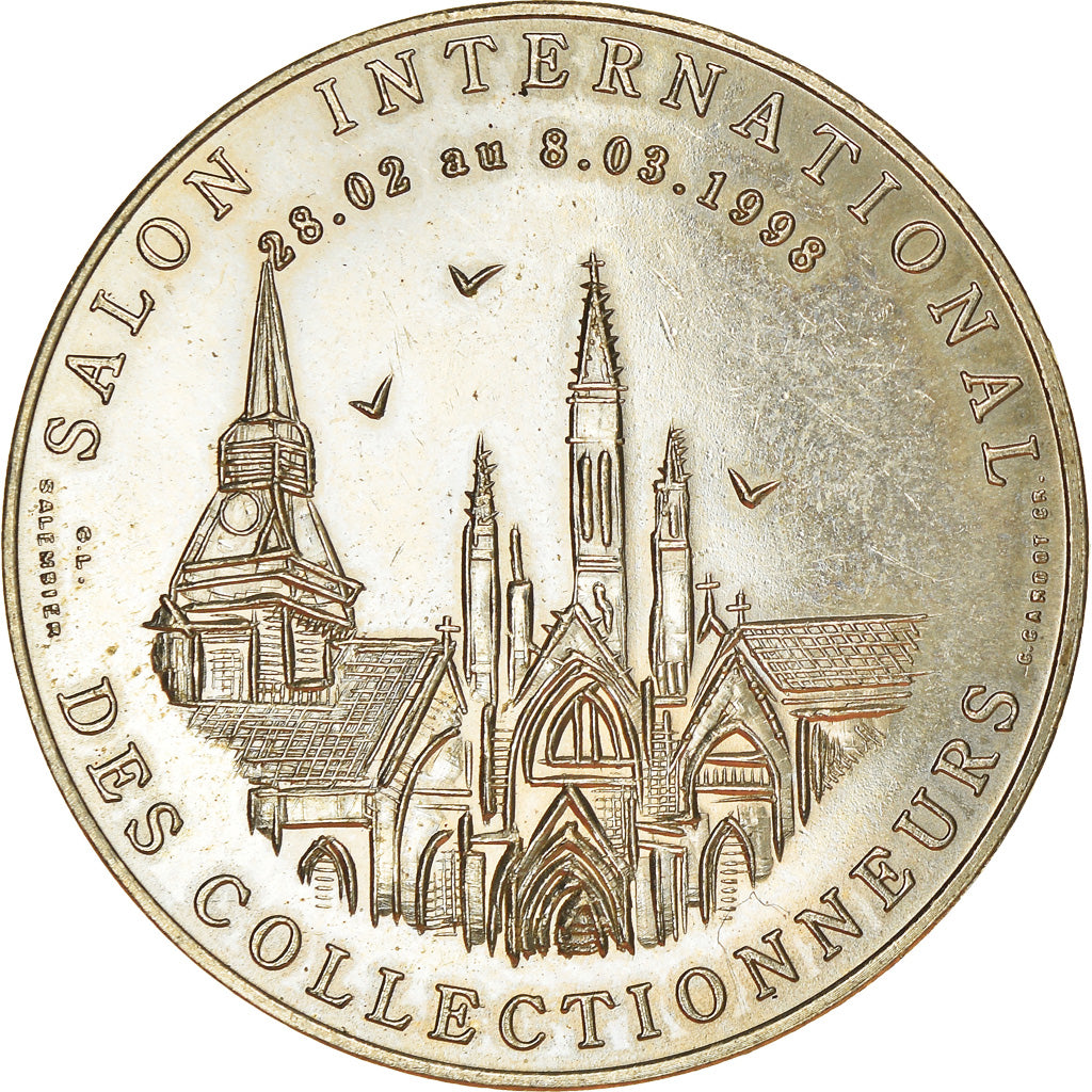 France, Token, 2 Euro de Roubaix, Paris-Roubaix, 1998, Morel, Euro des villes