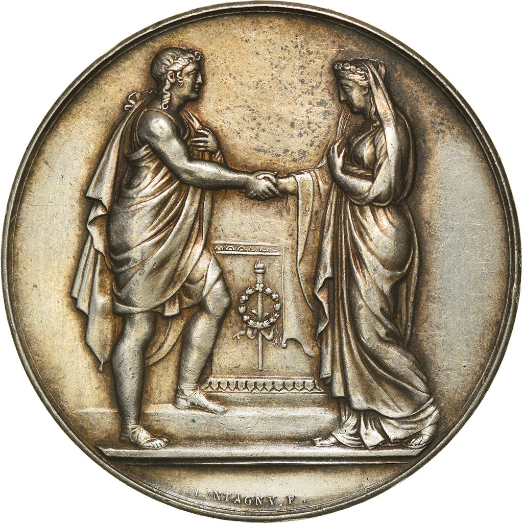France, Médaille, Noces, Mariage, Religion, Religions & beliefs, 1907