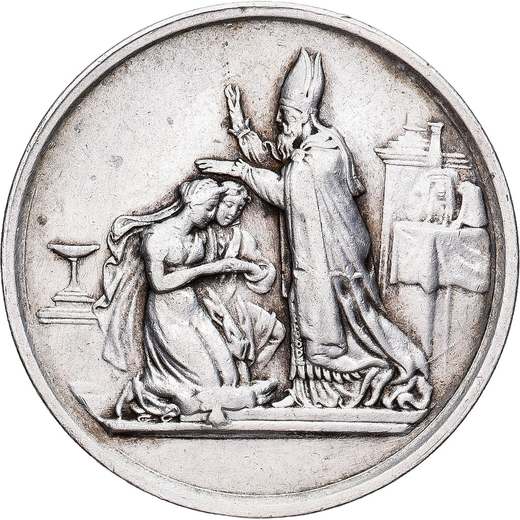 France, Médaille, Noces, Mariage, Religion, Religions & beliefs, 1866, TTB+