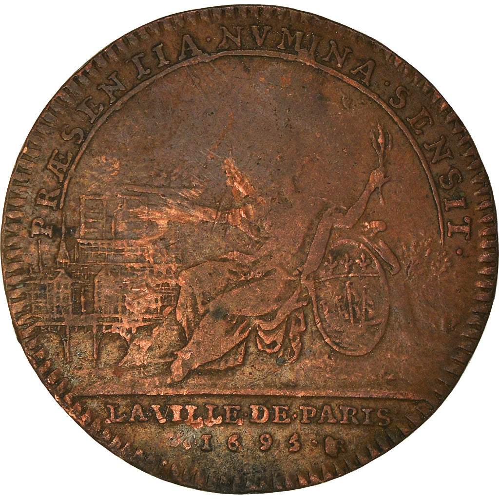 France, Token, Louis XIV, Administration Municipale de Paris, History, 1695