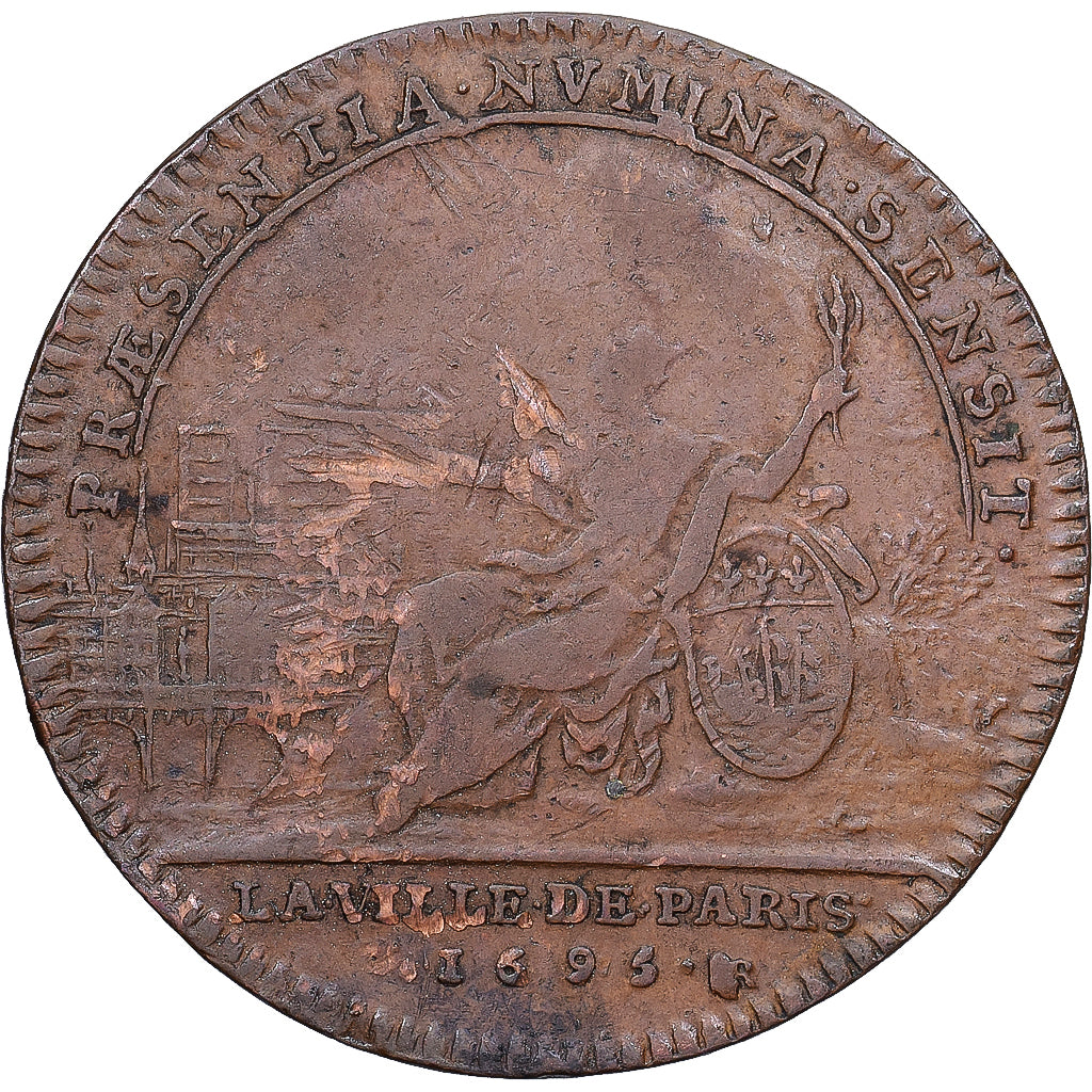 France, Token, Louis XIV, Administration Municipale de Paris, History, 1695
