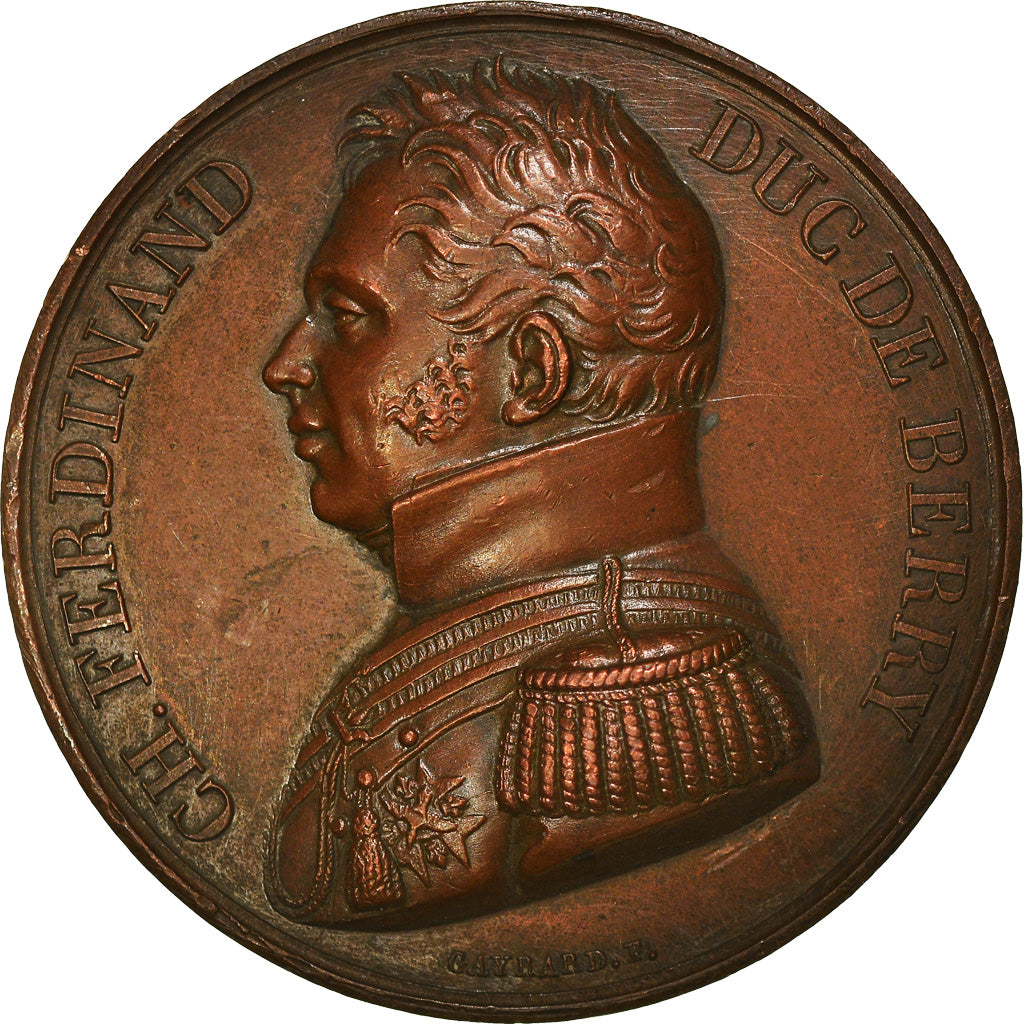 Francja, Medal, Louis XVIII, Paroles du Duc de Berry à Béthune, Historia