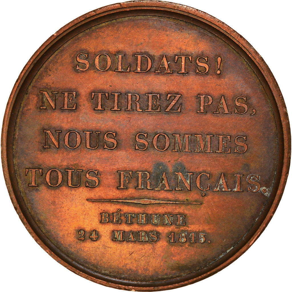 Francja, Medal, Louis XVIII, Paroles du Duc de Berry à Béthune, Historia