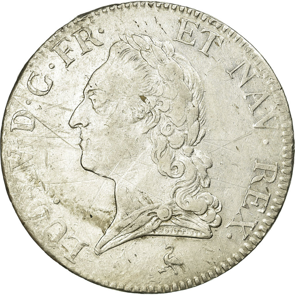 Coin, France, Louis XV, Écu à la vieille tête, Ecu, 1772, Paris, VF(30-35)