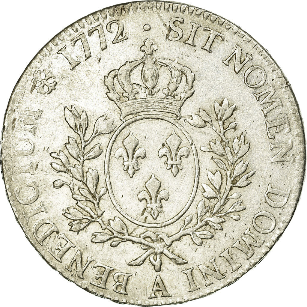 Coin, France, Louis XV, Écu à la vieille tête, Ecu, 1772, Paris, VF(30-35)